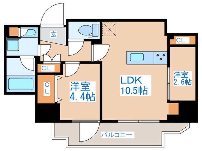 間取図 ア－バネックス西新宿Ⅱ
