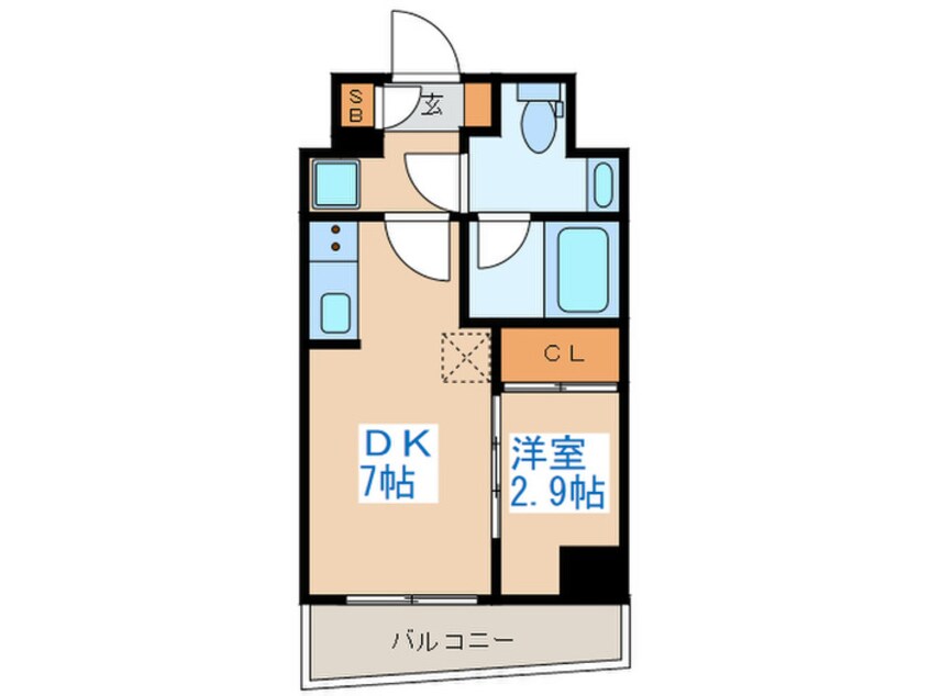 間取図 ア－バネックス西新宿Ⅱ