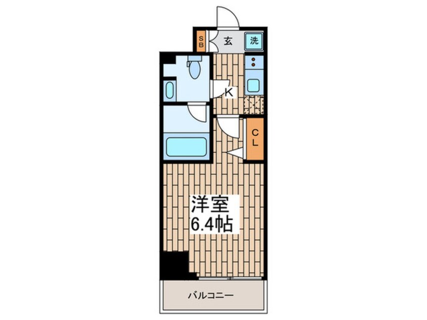 間取図 クレヴィスタ大森Ⅱ