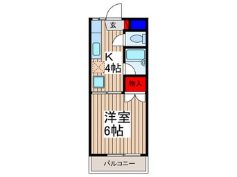 間取図 メゾネット臼倉
