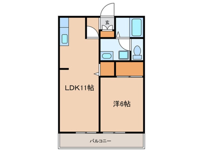 間取図 アビタシオン等々力