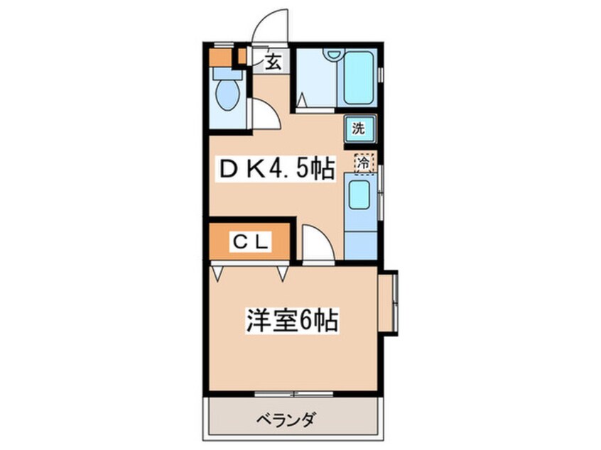 間取図 ベルハイツ調布