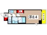 CAVANA清澄 1Kの間取り