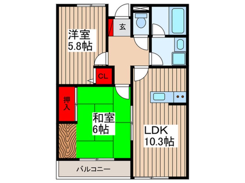 間取図 上ノ台パ－クサイド