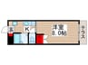 シャルマン 1Kの間取り