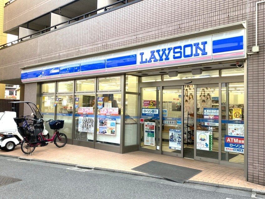 ローソン 江古田駅北口店(コンビニ)まで6m スワ－スモアＳ