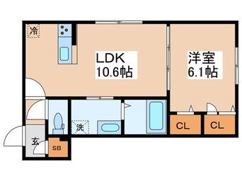 間取図 レクシア一ツ家