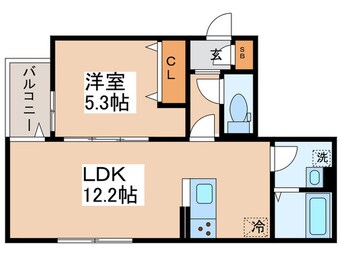 間取図 レクシア一ツ家