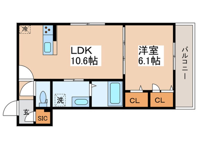 間取図 レクシア一ツ家