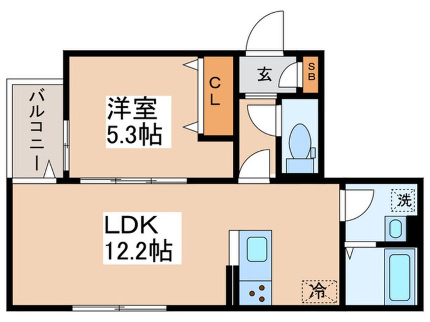 間取図 レクシア一ツ家