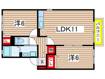 間取図 リヴェール・アイⅠ