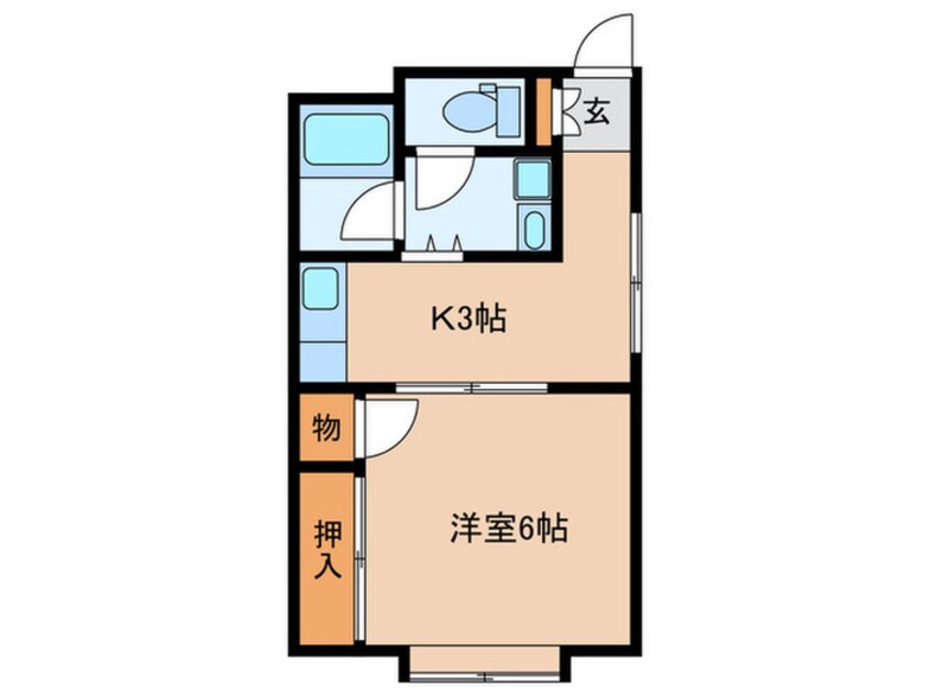 間取図 メゾン輝水