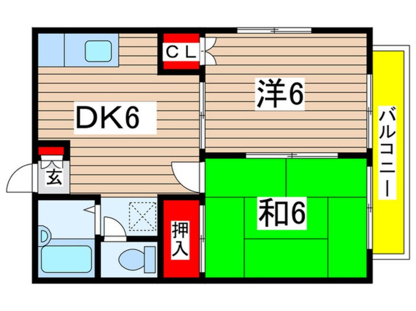 間取図 サマックスビュー長島