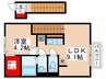サンブリッジＤ＆Ｃ 1LDKの間取り