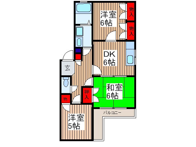 間取り図 ジュネス桜田