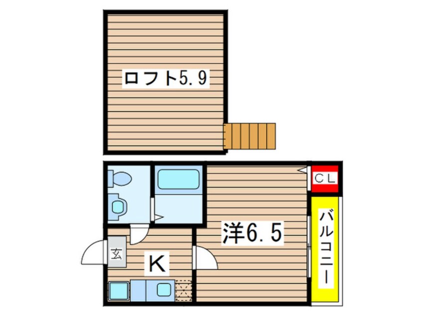 間取図 コンパートメントハウス千葉Ⅰ
