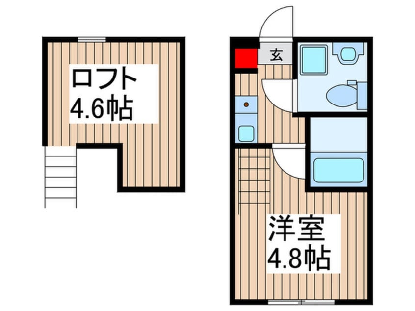 間取図 ハーモニーテラス伊興本町