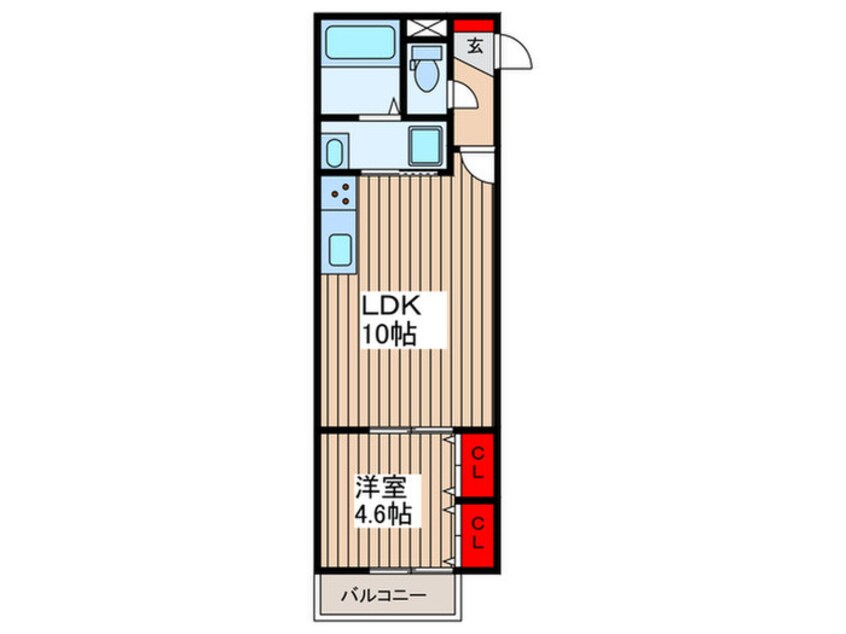 間取図 Arietta　TAKINISHI