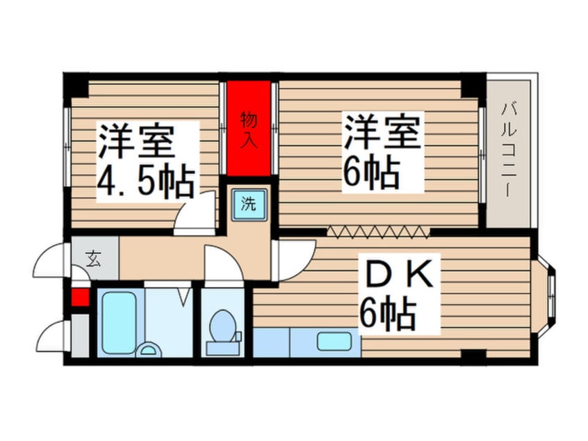 間取図 ファミリ－北柏台