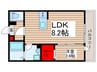 仮)KEIAI  RESIDENCE久米川 1LDKの間取り