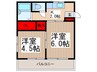岩田ハイツ 2Kの間取り