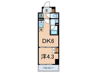 間取図 ﾊｰﾓﾆｰﾚｼﾞﾃﾞﾝｽ山手ｻｳｽ大塚