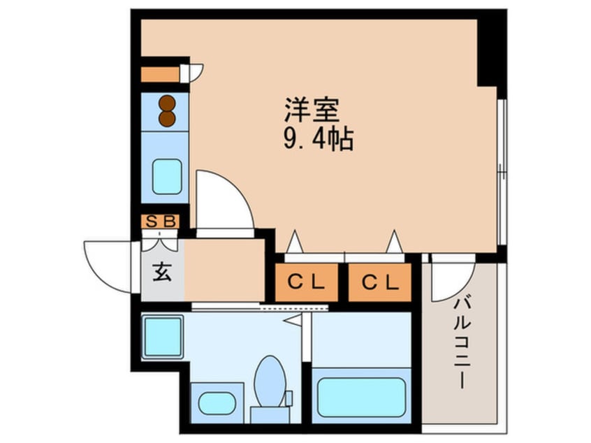 間取図 ソレ－ユ　イ－スト　ウイング