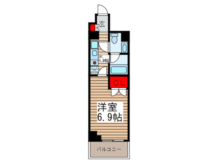 間取図 CASSIA両国