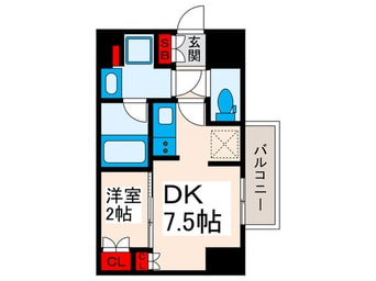 間取図 ワンルーフレジデンス西日暮里