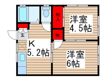 間取図 香蘭デポー
