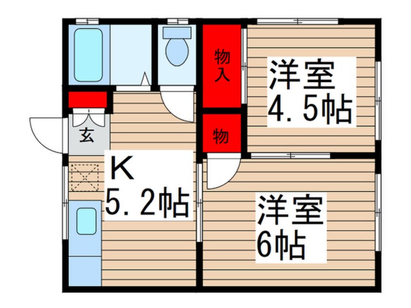 間取図 香蘭デポー
