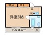 シャイン元住吉 1Rの間取り