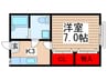 ヒルコ－ト東中山 1Kの間取り