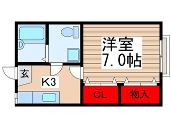 間取図 ヒルコ－ト東中山