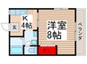 ヒルコ－ト東中山 1Kの間取り