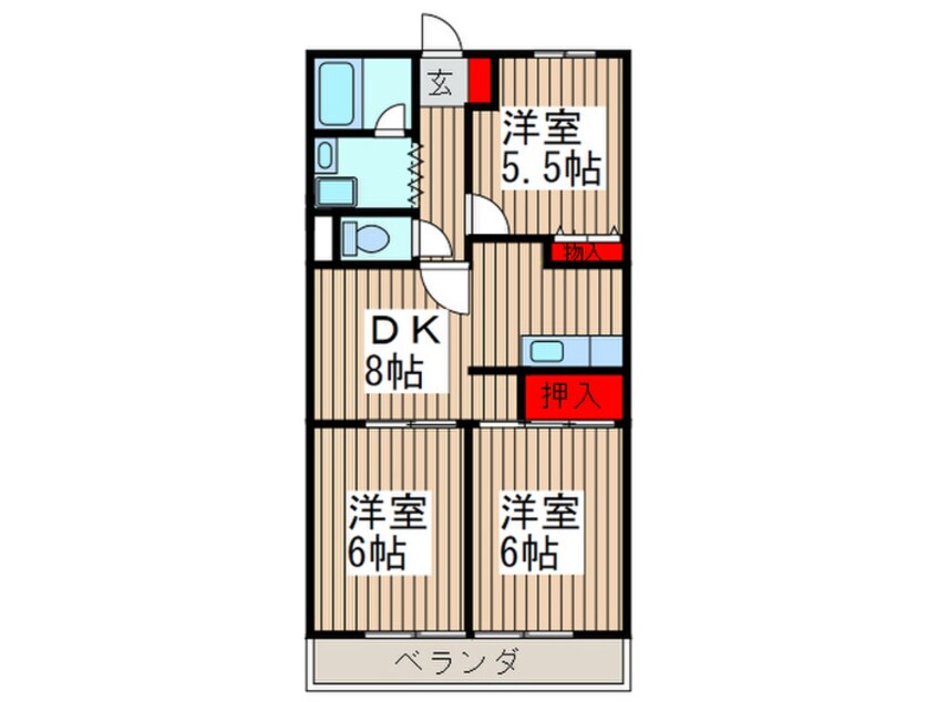 間取図 ミヤシタマンション