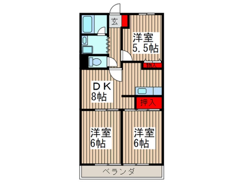 間取図 ミヤシタマンション