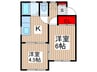 ハイツ・ヒラノ 2Kの間取り