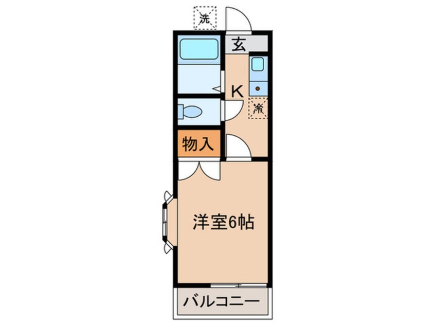 間取図 ハイム愛花Ａ