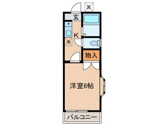 間取図 ハイム愛花Ａ