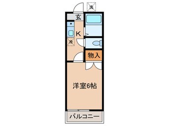 間取図 ハイム愛花Ａ