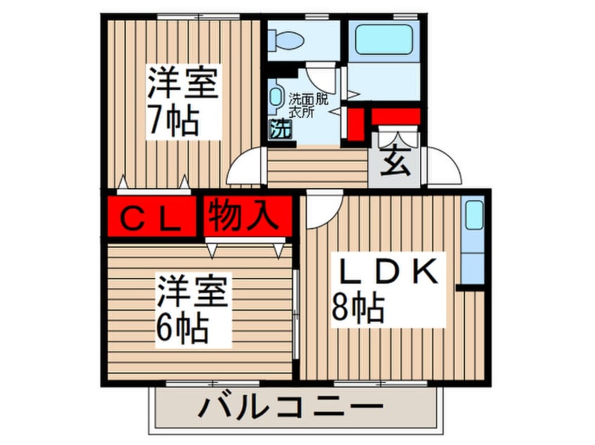 間取図 サンハイムⅡ
