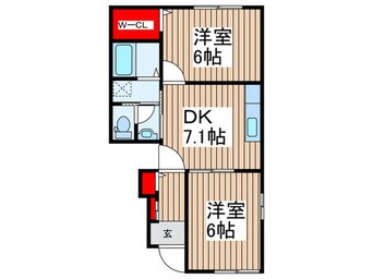 間取図 ベルジュ