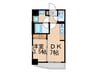 Comfortable柳橋 1DKの間取り