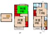 田端5丁目戸建 3DKの間取り