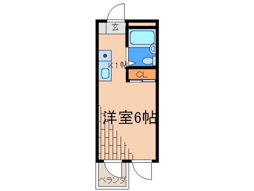 間取図 ＡＳＡＤＡ ＦＬＡＴ