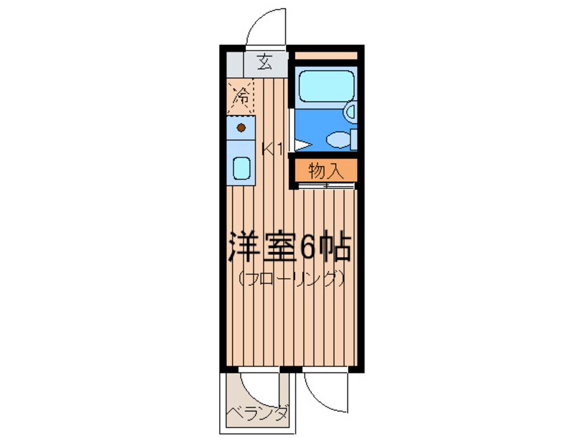 間取図 ＡＳＡＤＡ ＦＬＡＴ