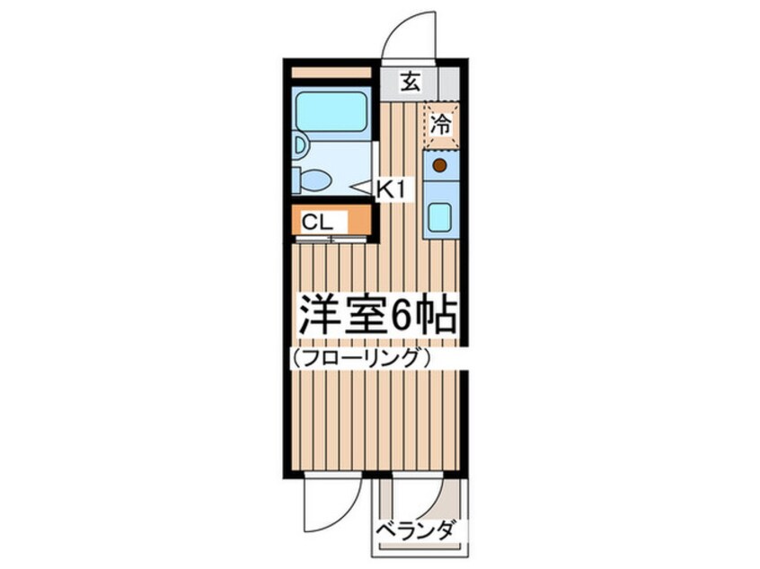 間取図 ＡＳＡＤＡ ＦＬＡＴ