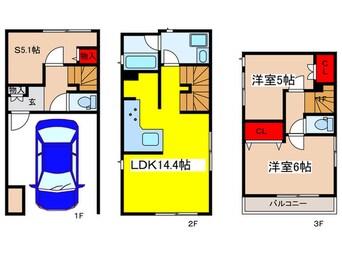 間取図 Ｋｏｌｅｔ上十条