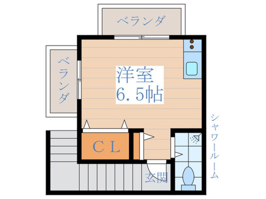 間取図 コーポリデレ